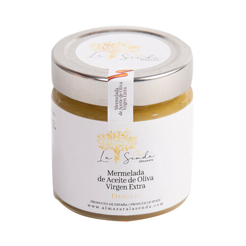 Alcampo LA SENDA ALMAZARA Mermelada de aceite de oliva virgen extra premium bote 180 g