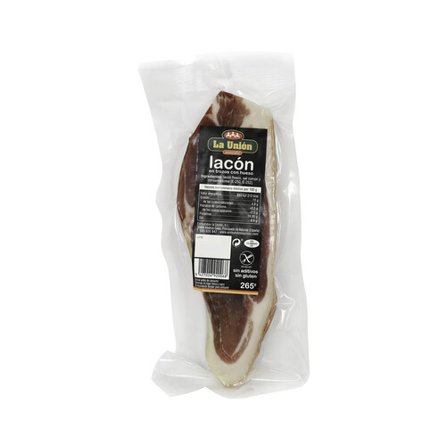 Alcampo LA UNIÓN Lacoón curado en trozos con hueso envasado al vacio 265 g