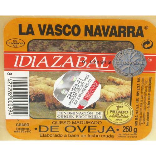 Alcampo LA VASCO NAVARRA Queso de oveja Idiazabal LA VASCO NAVARRA 250 g