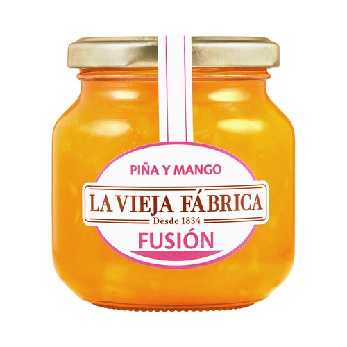 Alcampo LA VIEJA FÁBRICA FUSIÓN Mermelada piña y mango 280 g