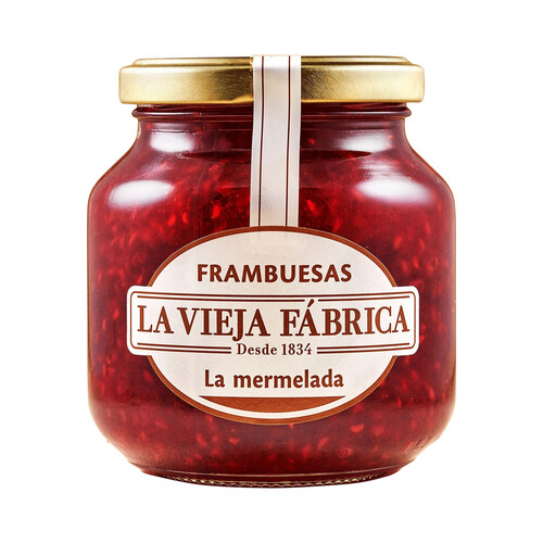 Alcampo LA VIEJA FÁBRICA Mermelada de frambuesa 350 gr