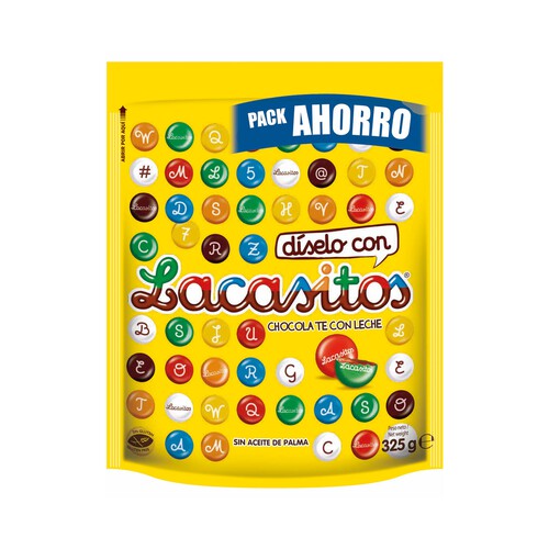 Alcampo LACASITOS Grageas de colores con chocolate 325 g