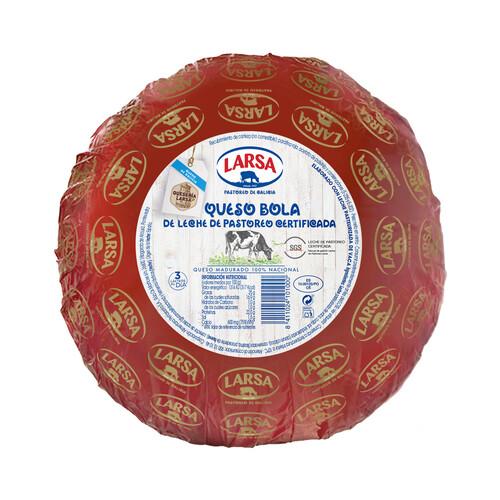Alcampo LARSA Queso bola madurado elaborado con leche de pastoreo certificada LARSA