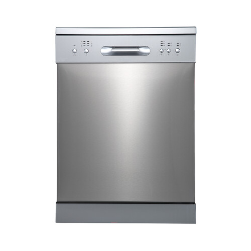 Alcampo Lavavajillas EDESA 6130 X REAL Inox 14 servicios clasificación energética E H: 84 5cm A: 59 8cm F: 60cm