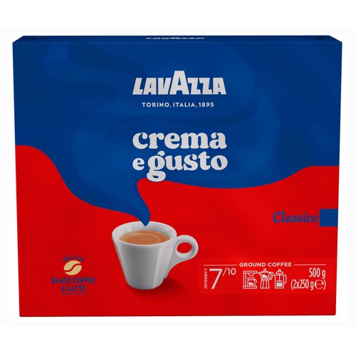 Alcampo LAVAZZA Café molido natural Crema e Gusto Classico 500 g