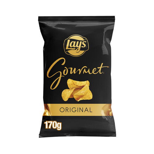 Alcampo LAY'S Gourmet Patatas fritas lisas crujientes en bolsa 170 g