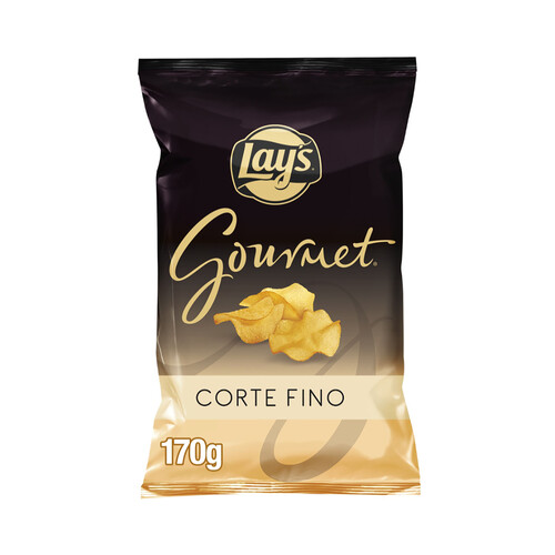 Alcampo LAY'S Gourmet Patatas fritas lisas de corte fino de bolsa 170 g