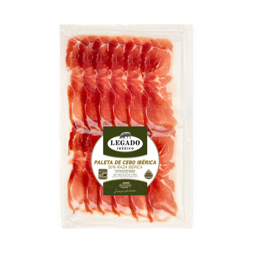 Alcampo LEGADO IBÉRICO de El Pozo Paleta de cebo ibérica (50% raza ibérica) cortada en lonchas 100 g
