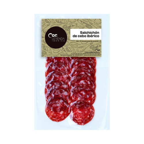 Alcampo LEYENDA IBÉRICA Salchichón ibérico de cebo 50 g