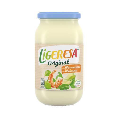 Alcampo LIGERESA Salsa mayonesa light frasco 415 + 10 ml