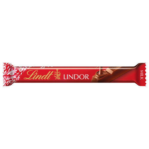 Alcampo LINDT Barrita de chocolate con leche relleno 38 g