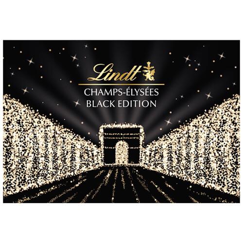Alcampo LINDT Champs elysees black edition Bombones de chocolate negro 395 g