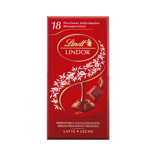 Alcampo LINDT Chocolate con leche con un relleno cremoso 100 g