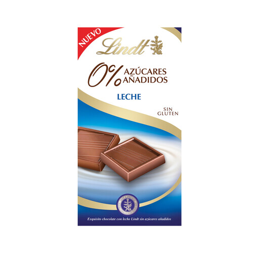 Alcampo LINDT Chocolate con leche sin azúcares añadidos 100 g