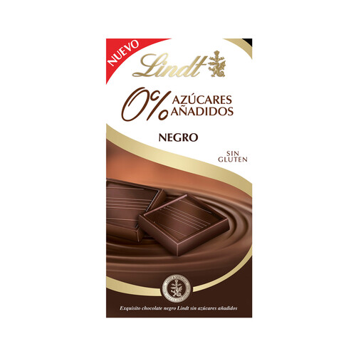 Alcampo LINDT Chocolate negro sin azúcares añadidos 100 g