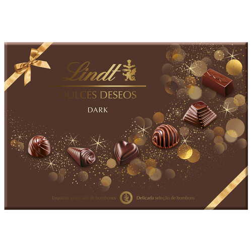 Alcampo LINDT Dulces deseos dark surtido de bombones 337 g
