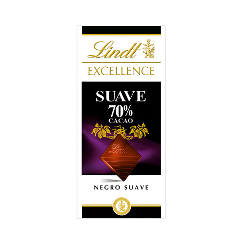 Alcampo LINDT Excellence Chocolate negro 70% suave 100 g