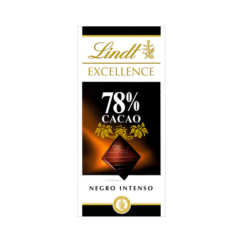 Alcampo LINDT Excellence Chocolate negro 78% cacao 100 g