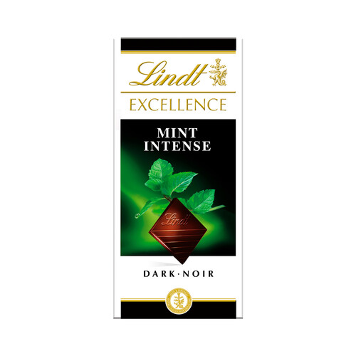 Alcampo LINDT Excellence Chocolate negro con menta 100 g