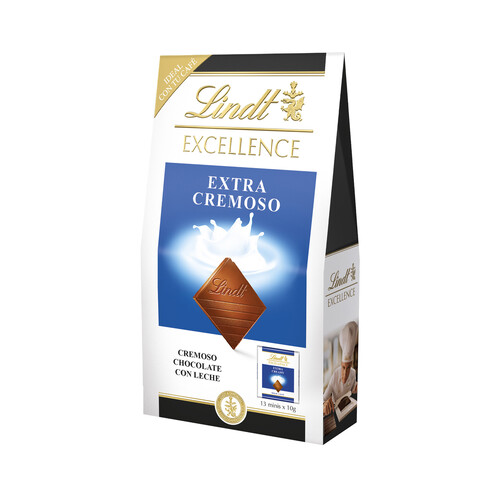 Alcampo LINDT Excellence Mini tabletas de chocolate con leche 130 g