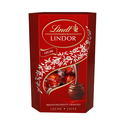 Alcampo LINDT Lindor Bombones de chocolate con leche 200 g