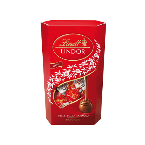 Alcampo LINDT Lindor Surtido de bombones de chocolate con leche 600 g
