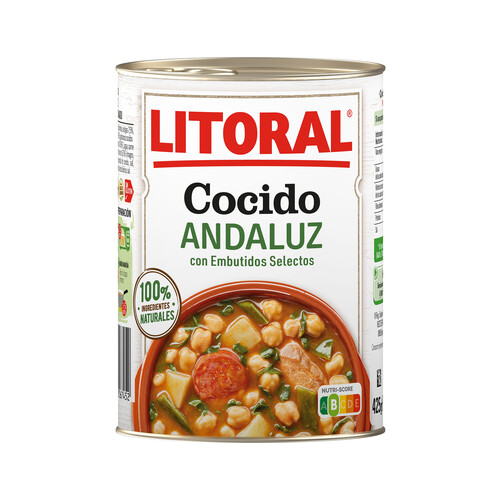Alcampo LITORAL Cocido Andaluz LITORAL lata de 425 g
