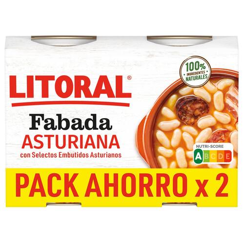 Alcampo LITORAL Fabada asturiana pack de 2 uds. x 420 g