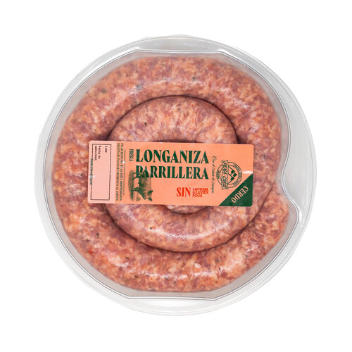 Alcampo Longaniza parrillera fresca de cerdo elaborada sin gluten ni lactosa ni soja PEÑA CRUZ 660 g
