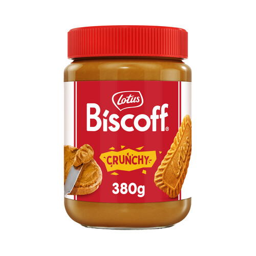 Alcampo LOTUS Biscoff Crema para untar de galleta caramelizada crujiente 380 g