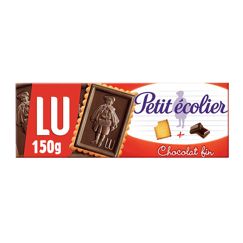 Alcampo LU Petit Ecolier Galletas con tableta de chocolate negro 150 g