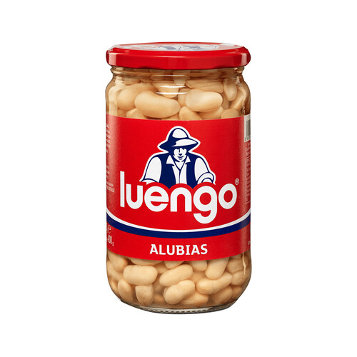 Alcampo LUENGO Alubia blanca cocida en frasco de 400 g