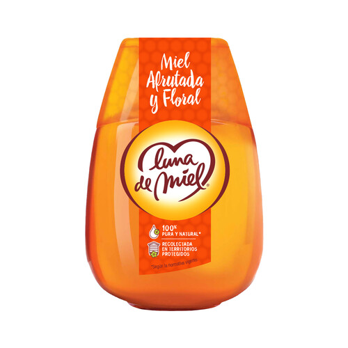 Alcampo LUNA DE MIEL Miel afrutada y floral la colmena 100% natural 340 gr