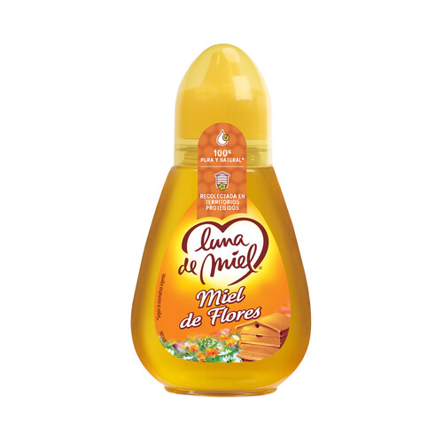 Alcampo LUNA DE MIEL Miel de flores con dosificador 250 gr