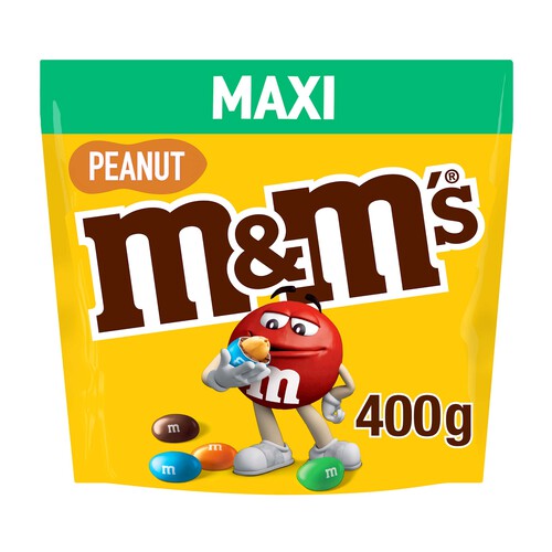 Alcampo M&M'S XL Grageas cacahuete cubierto de chocolate de colores 400 g