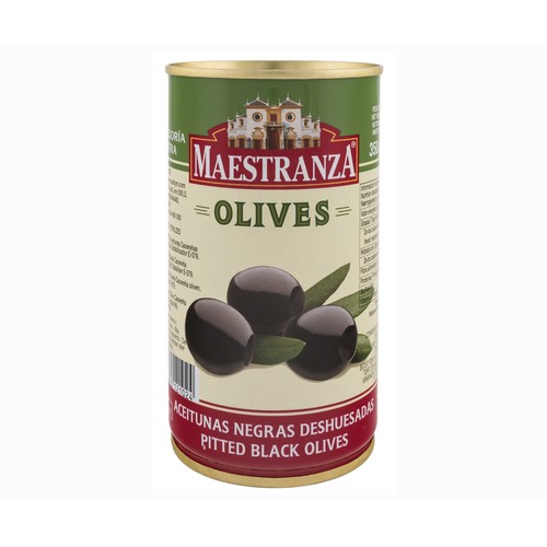 Alcampo MAESTRANZA Aceitunas negras deshuesadas lata 150 gr