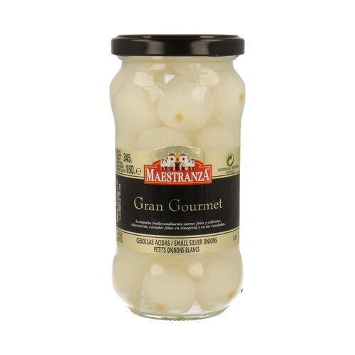 Alcampo MAESTRANZA Cebollitas en vinagre MAESTRANZA GRAN GOURMET frasco de 180 g