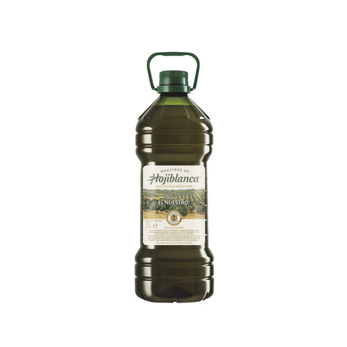Alcampo MAESTROS DE HOJIBLANCA Aceite de oliva virgen extra botella de 3 l