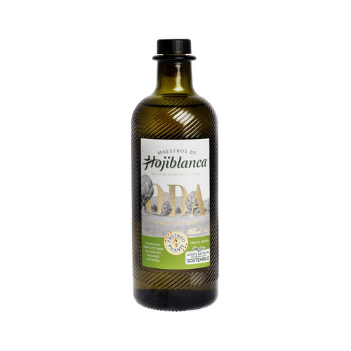 Alcampo MAESTROS DE HOJIBLANCA ODA N º 5 Aceite de oliva virgen extra especial ensaladas y verdura botella de 500 ml