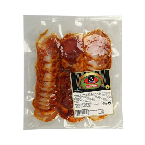 Alcampo MAFRESA Lomo ibérico de cebo (50% raza ibérica) cortado en finas lonchas MAFRESA 80 gr
