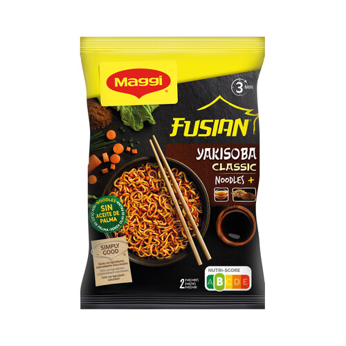 Alcampo MAGGI Yakisoba Fusian Noodles (Fideos Orientales) clásicos 120 g