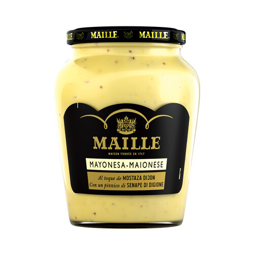 Alcampo MAILLE Mayonesa al toque de mostaza Dijon 320 g