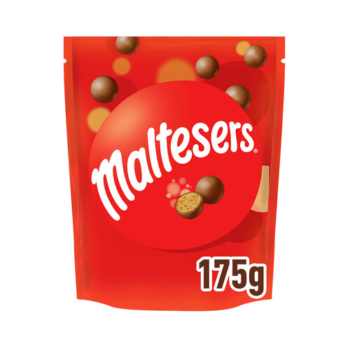 Alcampo MALTESERS Bolas de chocolate con avellanas de leche malteada 175 g