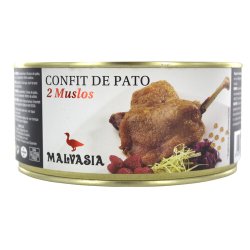 Alcampo MALVASIA Confit de pato 2 muslos MALVASIA 400 g