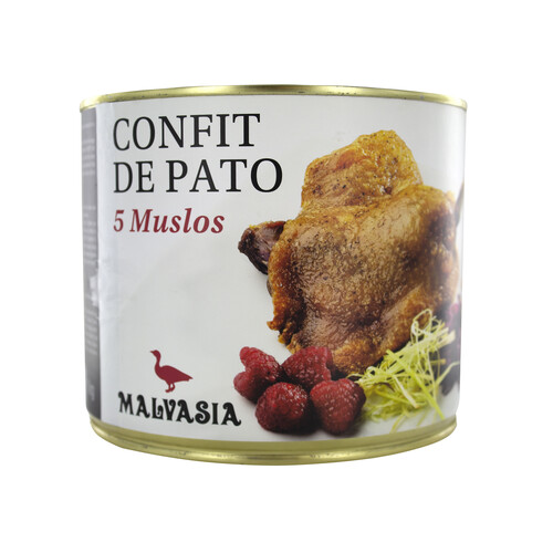 Alcampo MALVASIA Confit de pato 5 muslos MALVASIA 1000 g
