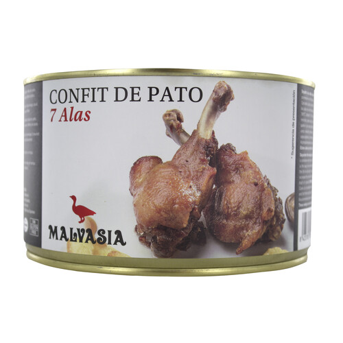 Alcampo MALVASIA Confit de pato 7 alas MALVASIA 700 g