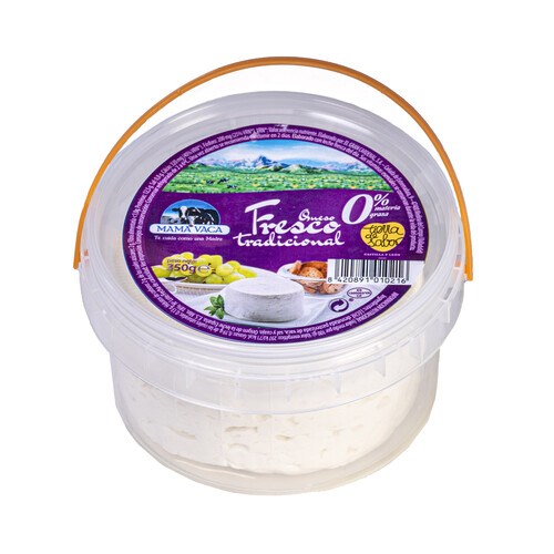 Alcampo MAMA VACA Queso fresco tradicional 0% materia grasa MAMA VACA 350 g