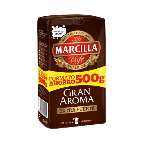 Alcampo MARCILLA Café molido Gran Aroma extra fuerte 500 g