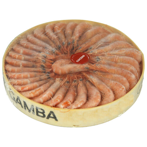 Alcampo MARESMAR Gamba cocida y ultracongelada presentada en estuche de madera MARESMAR 500 g