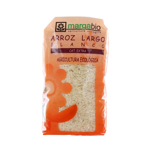 Alcampo MARGABIO Arroz Largo Blanco ecológico MARGABIO 1 kg